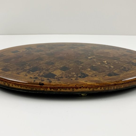 Set of 5 Vintage "Design Gifts International" Resin "Dried Flowers" Trivets. VG! - Picture 7 of 13